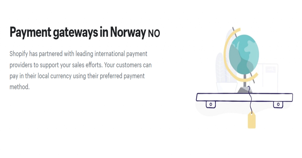 Shopify Payment lansert i Norge